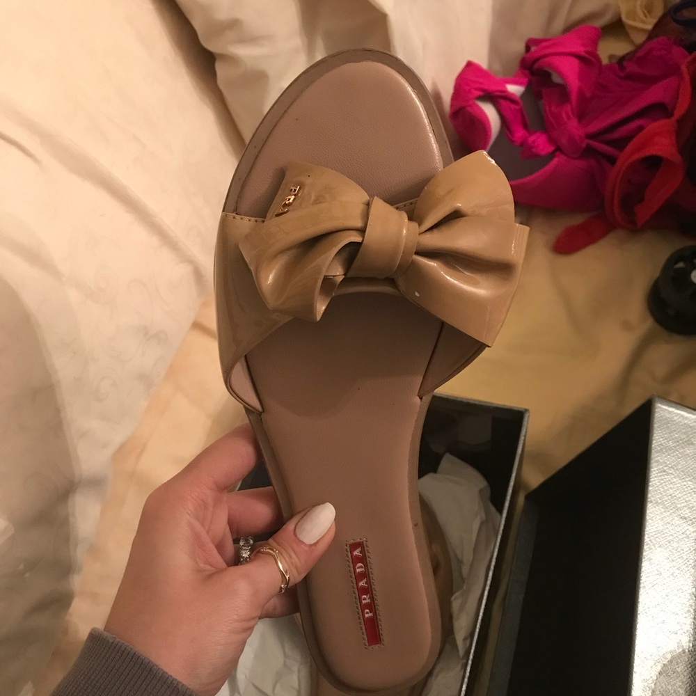 Prada slip on size 10